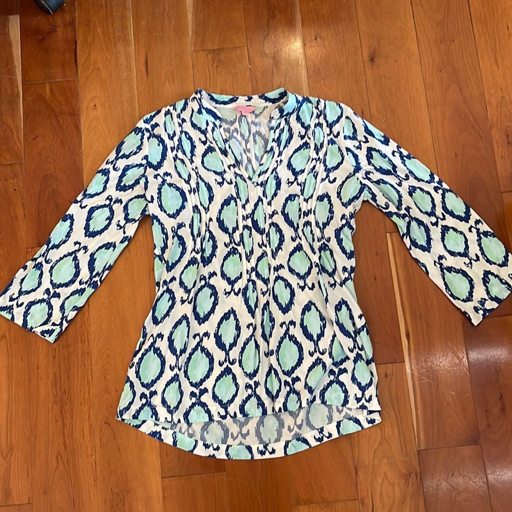 Liliy Pulitzer Tunic Top Size Medium